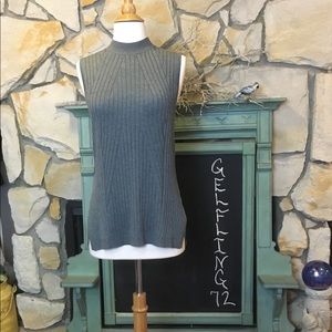 Express grey sweater tank top